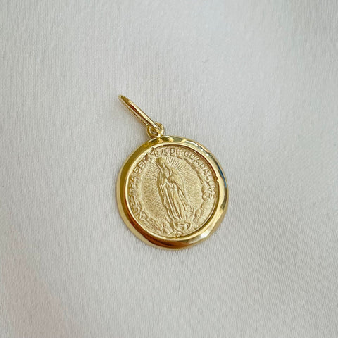 Medalla Virgen Mini 14K